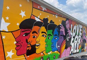 Little Five Points mural 